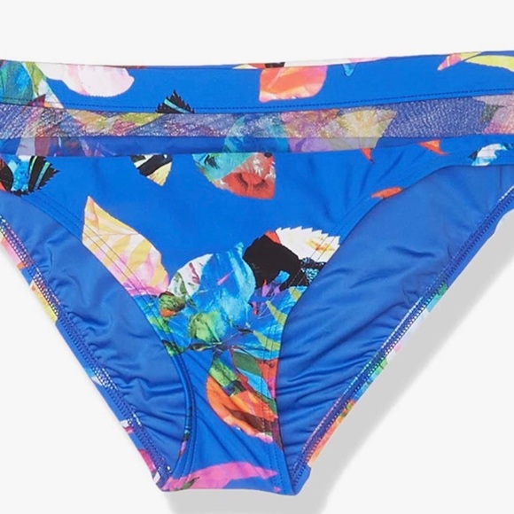 NWT $59 La Blanca‎ Havana Tropics Bikini Bottom Sz4 - Picture 1 of 8